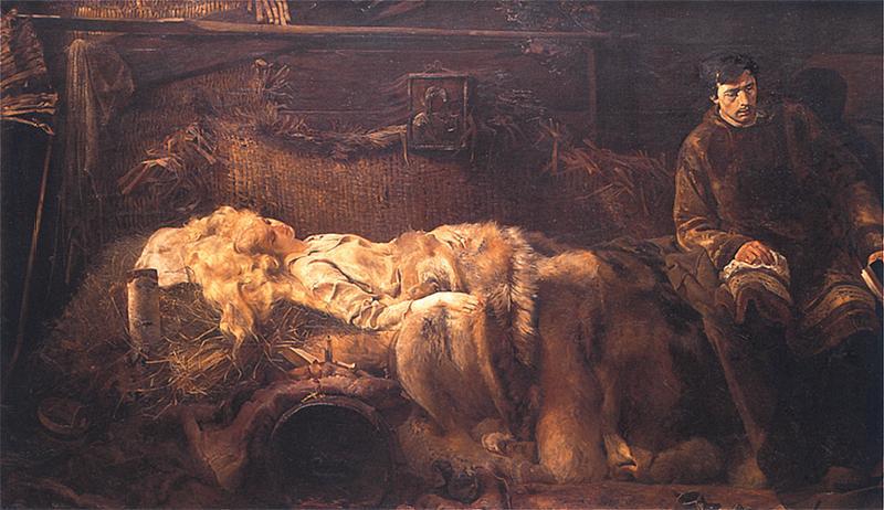 Jacek Malczewski Death of Ellenai. Germany oil painting art